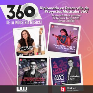Diplomado en Desarrollo de Proyectos Musicales 360°