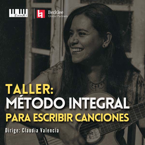 Taller método integral para escribir canciones jornada nocturna EMMAT con Claudia Valencia